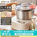 小熊（Bear）5L和面机家用 揉面机 厨师机 全自动打面搅面 面包面粉发酵醒面一体HMJ-A50N1
