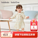 巴拉巴拉【balaOne】童装儿童连衣裙女童2026春装满印短裙子