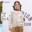 Champion【纯棉】冠军男女童连帽开衫卫衣26秋季新款刺绣休闲运动儿童外套