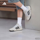 adidas ENTRAP少年感复古篮球风板鞋平底鞋男女阿迪达斯轻运动   亮白/浅灰/黑色/浅蓝   42