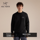 ARC'TERYX始祖鸟 EMBLEM FLEECE CREW 男子 抓绒衫 Black/黑色 M