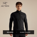 ARC'TERYX始祖鸟 RHO LT ZIP NECK 男子 内层长袖上装 Black/黑色 M
