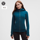 lululemon丨Scuba™ 女士拉链连帽衫 LW3JGYS 混调深海蓝 S /6