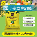 史丹利营养土40L大包装营养土养花专用通用型花土种菜种花土壤