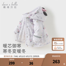 戴维贝拉（DAVE＆BELLA）冬季新款女童防水棉服儿童连帽外套女宝宝长袖外衣小童上衣童装 米妮图案【现货】 110 cm（建议身高100-110cm）