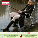 HUNTER雨靴户外露营女鞋惠灵顿经典英伦防水防滑骑士靴女长筒女靴高筒靴 哑光黑色/BLK 38