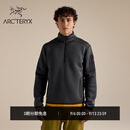 ARC'TERYX始祖鸟 COVERT 1/2 ZIP 男子 抓绒衫 Black Heather/黑灰色 M