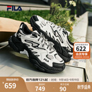 FILA【杨幂同款】蕨草2丨斐乐老爹鞋26夏季女鞋复古透气运动 [深色系]雪白/藕灰-CF 38