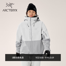 ARC'TERYX始祖鸟 INCENDIA JACKET GORE-TEX 防水 女子 滑雪滑雪夹克 隐秘灰/极地白 M