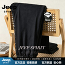 JEEP SPIRIT排湿棉花裤棉裤外穿零下40度东北防寒冬季加厚加绒男士防水 【奢级甄选】黑色 M