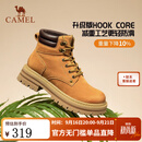 骆驼（CAMEL）【山丘】马丁靴女秋冬季新款复古短靴时尚女士大黄工装靴子 L25W307145土黄 38