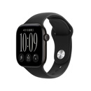 Apple/苹果/苹果 Watch Series 12 智能手表GPS款42毫米黑色铝金属表壳黑色运动型表带S/M MJEY4CH/B