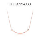蒂芙尼 Tiffany T系列 18K玫瑰金小号微笑项链 李昀锐同款系列[礼物] 18K 玫瑰金