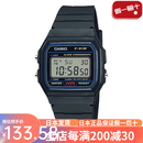 卡西欧【日本直邮】卡西欧F-91W系列拉登同款复古小方块运动防水手表 F-91W-1JH 复古爆款