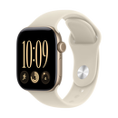 【准新品】Apple/苹果 Watch Series 12 智能手表GPS款42毫米浅金色铝金属表壳沙砾色运动型表带S/M MJF14CH/B