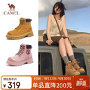骆驼（CAMEL）山丘经典大黄靴反绒马丁靴户外工装靴 L23W076065 土黄 36