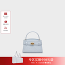 CHARLES&KEITH鳄鱼纹凯莉包手提斜挎婚包包女包生日礼物送女友CK2-50270880-1 Sea Salt Blue海盐蓝（新色） S