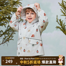 PawinPaw【三防抗静电】卡通小熊童装25年秋冬新款男女宝户外外套 Green绿色/40 120