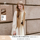 香影【千金马甲】波西米亚度假风上衣女2026秋季新款卡其v领马夹 浅卡其 常规 M 160/84A/95-110斤