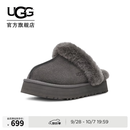 UGG秋季女士经典舒适厚底毛拖包头休闲懒人毛毛鞋勃肯鞋 1122550 CHRC|炭灰色 39 39码及以下建议拍大一码