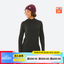迪卡侬（DECATHLON）滑雪快干透气排汗加厚保暖滑雪打底OVW1 【女士升级款加绒加厚】黑色上装 XS