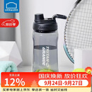 乐扣乐扣（LOCK&LOCK）大容量水杯tritan运动摇摇杯便携提手水壶男女塑料杯子1.5L黑色