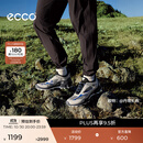 爱步（ECCO）BIOM户外运动鞋男 弓足支撑越野跑鞋徒步鞋 健步C踪迹803384 砂砾灰/岩石灰/宝蓝色80338461216 42 （尺码偏小，建议拍大一码）