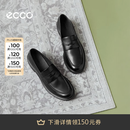 爱步（ECCO）单鞋女 26年春季新款百搭休闲复古增高乐福鞋 都市维也纳231333 黑色23133301001 38 （建议拍大一码）