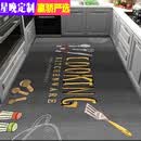 星晚PVC皮革厨房防滑防油可擦免洗地垫家用防水耐脏满铺垫可裁剪定制 一抹净厨房32 140*200cm