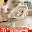 Trimigo（泰美高）婴儿摇摇椅电动哄睡神器哄娃新生儿见面礼婴儿用品宝宝满月礼摇椅 婴幼儿摇摇椅电动婴儿摇摇床 平板支撑+餐盘+玩偶+睡垫+头枕+蚊帐+蓝牙音乐