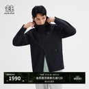 KOLON SPORT/可隆风脊石墨烯软壳夹克 男子户外透湿防泼水防风外套 LHJK6WNT01-BK 黑色 L 175/96A
