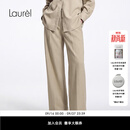 Laurèl【100支丝光羊毛】26早秋新款流光解构西裤LWL373K02300 浅卡其 L 170/74A