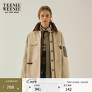 Teenie Weenie【赵露思同款】小熊女冬假两件户外棉服 浅卡其色 S (160)
