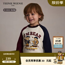 Teenie Weenie Kids小熊童装26年秋冬新款男女宝宝索罗娜加绒卫衣 象牙白 100 cm