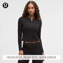 lululemon丨Hold Tight 女士细罗纹开衫 LW3JVLS 黑色 S /6