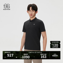 KOLON SPORT/可隆户外休闲衣 男子接触凉感遮热UPF50+ CARVICO短袖 LHPT6MN083-BK 黑色 XL 180/100A