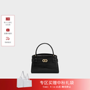 CHARLES&KEITH鳄鱼纹凯莉包手提斜挎婚包包女包生日礼物送女友CK2-50270880-1 Black黑色 S