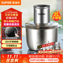 苏泊尔（SUPOR）绞肉机家用 绞馅机 碎肉机 电动多功能料理搅拌打肉饺子肉馅蒜蓉机JRJ02S-G200