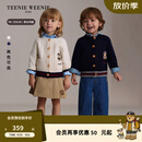 Teenie Weenie Kids小熊童装26年秋冬新款男女宝宝学院风开衫毛衣 藏青 100 cm