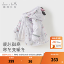 戴维贝拉（DAVE＆BELLA）冬季新款女童防水棉服儿童连帽外套女宝宝长袖外衣小童上衣童装 米妮图案【现货】 110 cm（建议身高100-110cm）