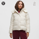 lululemon丨Wunder Puff™ 女士羽绒外套 防风拒水 LW4CO3S 浅象牙白 XS