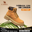 骆驼（CAMEL）山丘马丁靴女秋冬季新款复古短靴时尚女士大黄工装靴子 L25W307145土黄 38