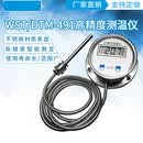 联能定制数显温度计 带探头WST/DTM-491高精度测温仪 工业数字水温表 螺纹探头 软管10米
