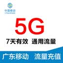 广东移动5G5天包 手机流量包 手机加油包 不可提速 广东