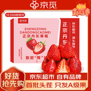 京觅丹东草莓99红颜奶油水果礼盒生鲜净重 1斤装单果15g+ 源头直发