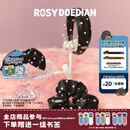 ROSYDOEDIAN 撇起系列波点发饰可爱黑白波点发箍发夹发圈发卡皮筋夹子头饰 波点发箍