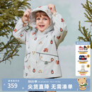 PawinPaw【三防抗静电】卡通小熊童装25年秋冬新款男女宝户外外套 Green绿色/40 120