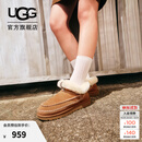 UGG双11冬季女士时尚舒适纯色平底保暖茸茸短靴懒人毛毛鞋 1158224 CHE | 栗色 38