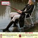 HUNTER雨靴户外露营女鞋惠灵顿经典英伦防水防滑骑士靴女长筒女靴高筒靴 哑光黑色/BLK 38