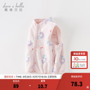 戴维贝拉（DAVE＆BELLA）儿童摇粒绒马甲女童上衣男童背心童装宝宝衣服小童坎肩秋装新款 猫咪印花【DB3237652】 110 cm（建议身高100-110cm）